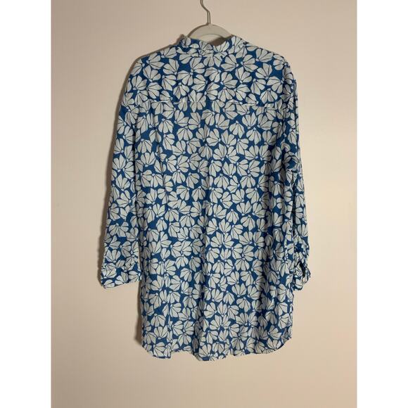 Frank & Eileen Mary Classic Linen Shirt Dress size large - Picture 4 of 6